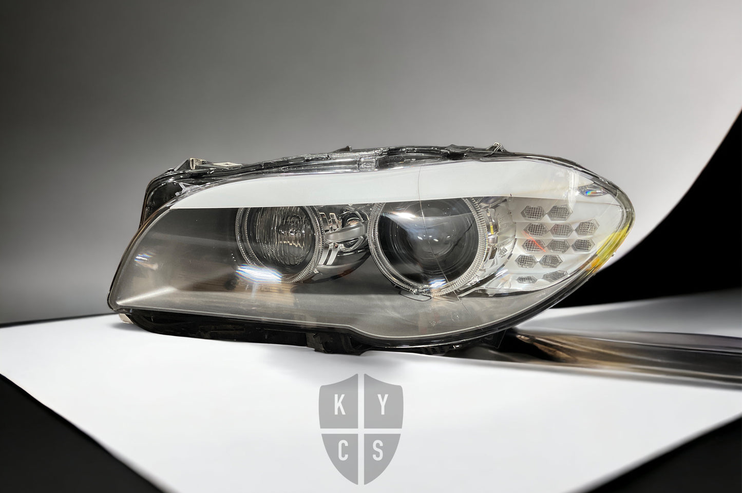 BMW F10/F11/F07 Headlight Refurbishment & Repair From Water Damage