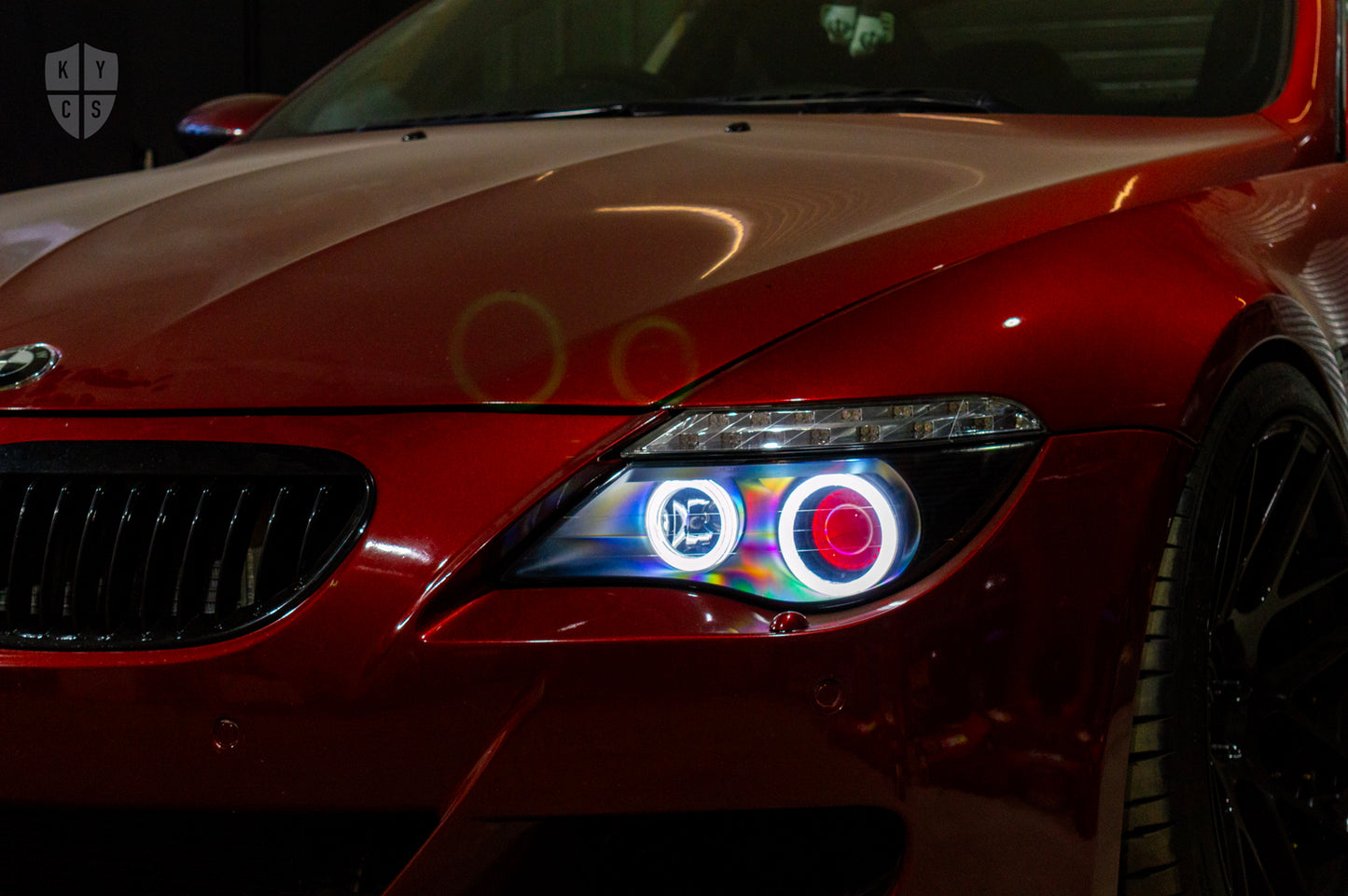 E63 E64 Pre LCI - Round Angel Eyes (6 Series & M6 Xenon Headlights)