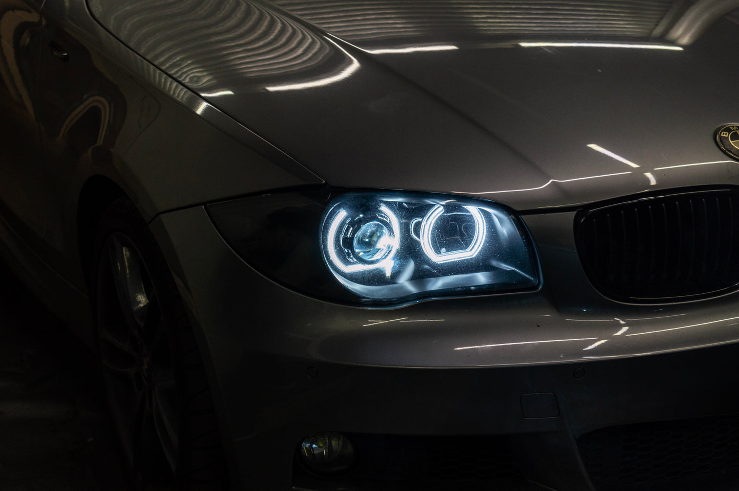 E87 & E81 E82 E88 Pre LCI - DTM Angel Eyes (BMW 1 Series & 1M Halogen Headlights)