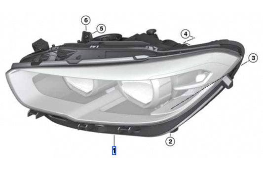 New BMW OEM Headlights - F20 F21 (LCI - Halogen)