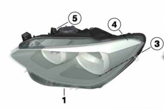 New BMW OEM Headlights - F20 F21 (Pre LCI - Halogen)