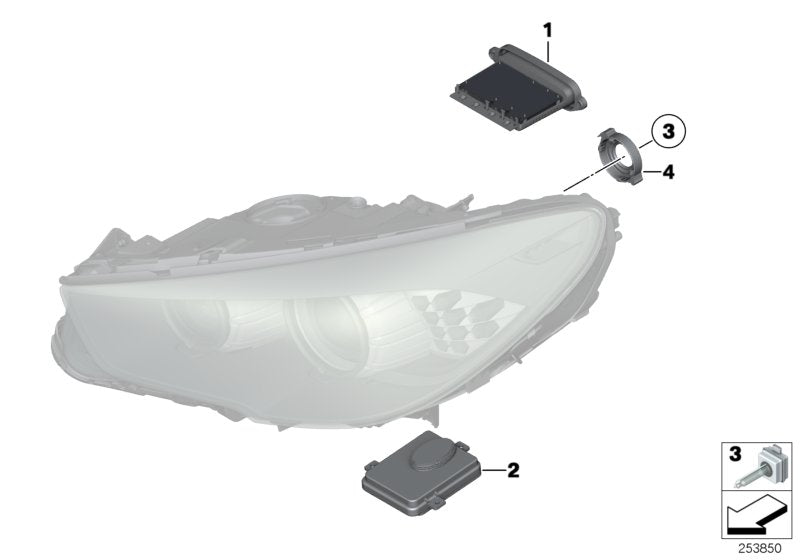 BMW OEM TMS - F10/F11 Pre LCI Xenon/Adaptive Xenon