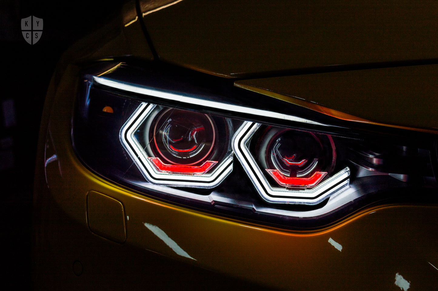 F32 F33 F36 F80 F82 F83 Pre LCI - Vision Angel Eyes (4 Series & M3 M4 Xenon Headlights)