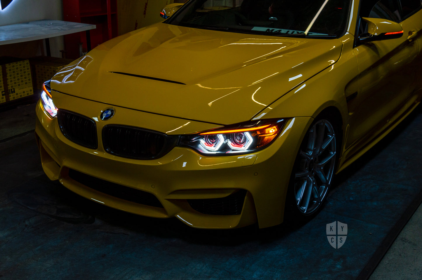 F32 F33 F36 F80 F82 F83 Pre LCI - Vision Angel Eyes (4 Series & M3 M4 Xenon Headlights)