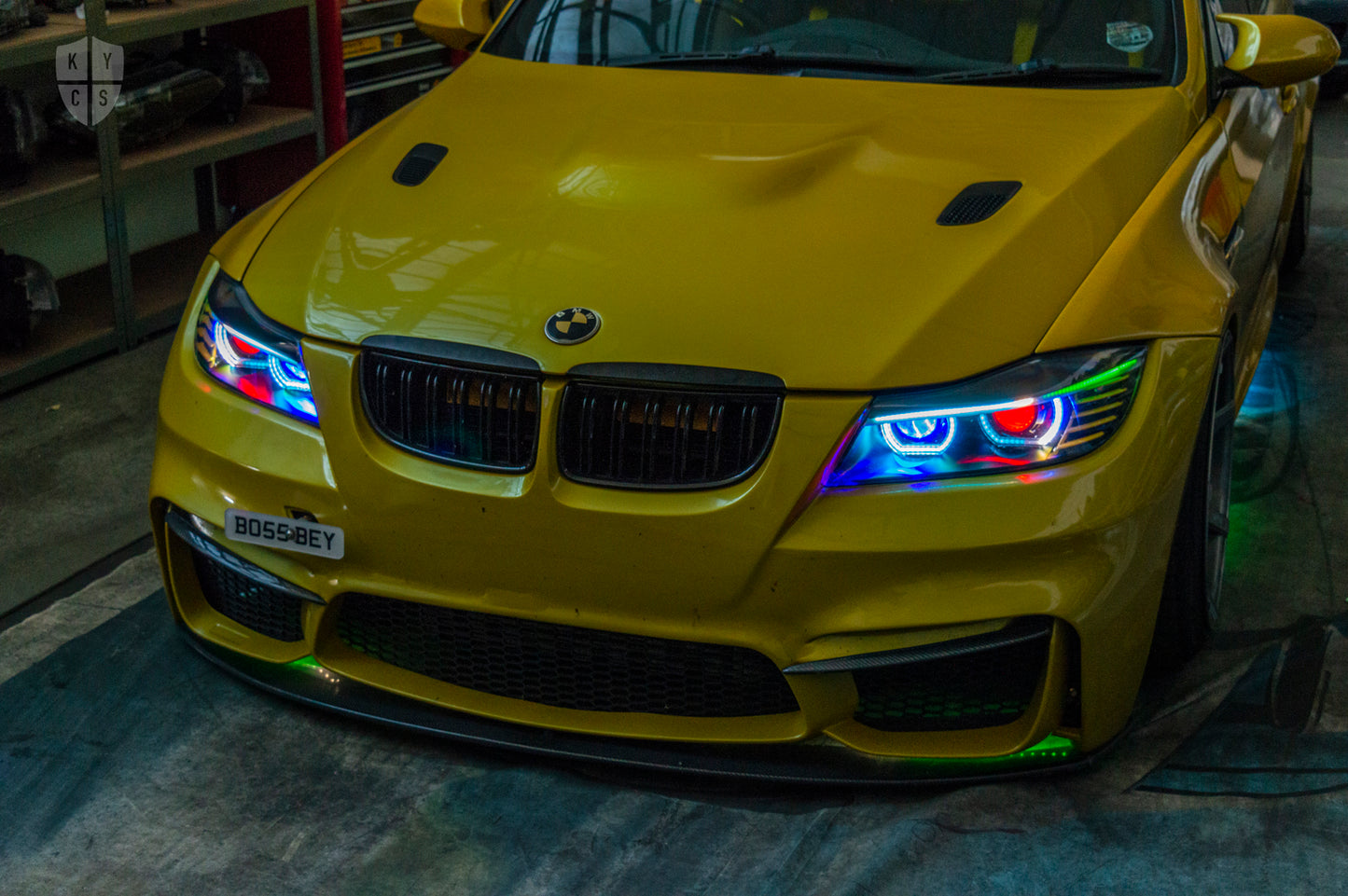 E90 E91 LCI - 3/4 DTM Angel Eyes (3 Series Halogen Headlights)