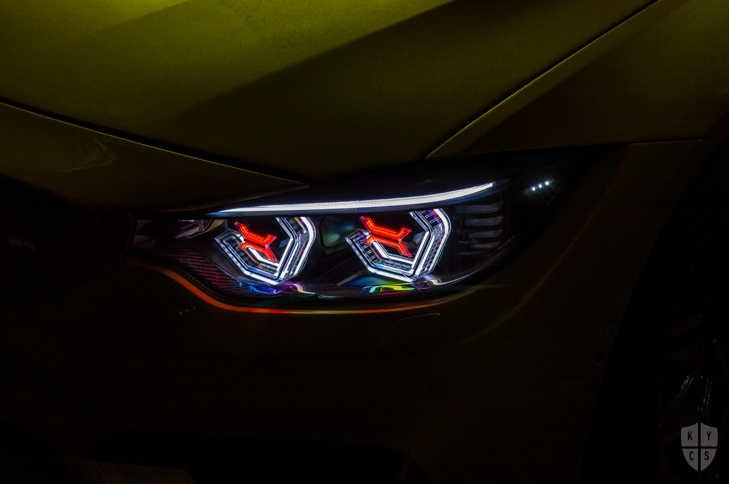 F32 F33 F36 F80 F82 F83 Pre LCI - Vision Concept Angel Eyes (4 Series & M3 M4 Adaptive LED Headlights)