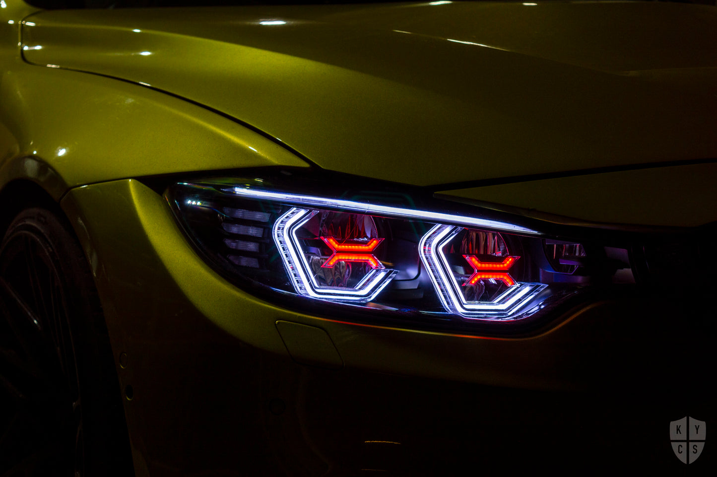 F32 F33 F36 F80 F82 F83 Pre LCI - Vision Concept Angel Eyes (4 Series & M3 M4 Adaptive LED Headlights)