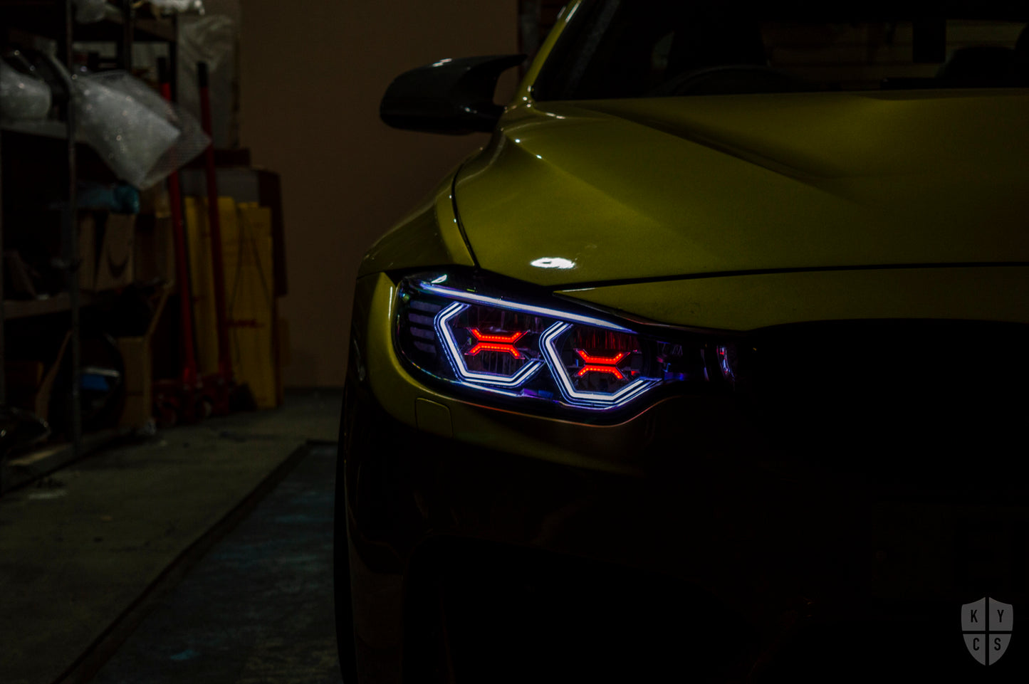 F32 F33 F36 F80 F82 F83 Pre LCI - Vision Concept Angel Eyes (4 Series & M3 M4 Adaptive LED Headlights)