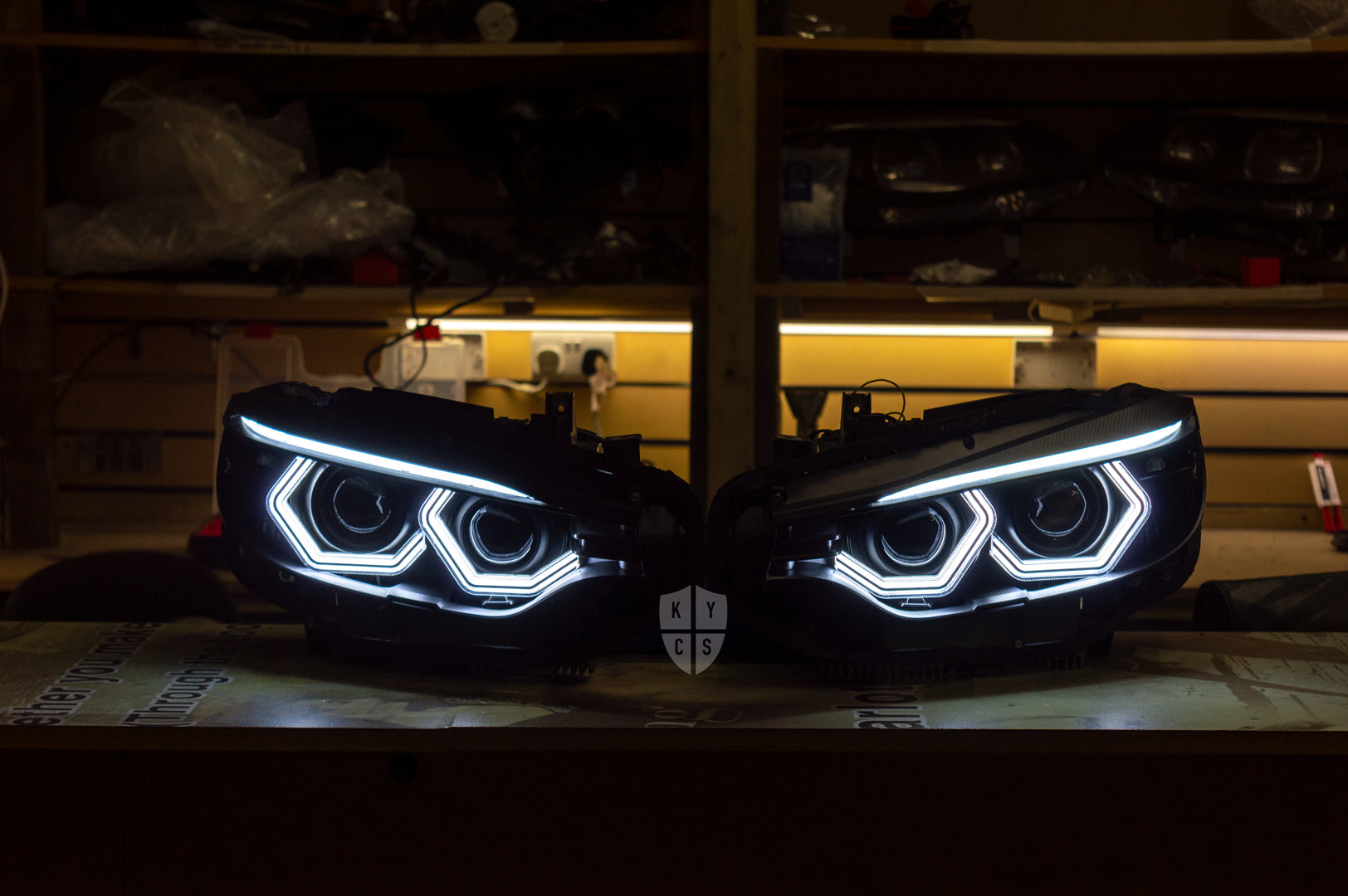 Spec for the above headlights pictured: BavGruppe Design Vision Angel Eyes (White) • Classic Blackout • BavGruppe Design LED Switchback Eyebrow • LED Indicator