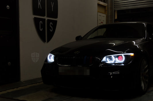 E92 E93 LCI - 3/4 DTM Angel Eyes (3 Series Xenon Headlights)