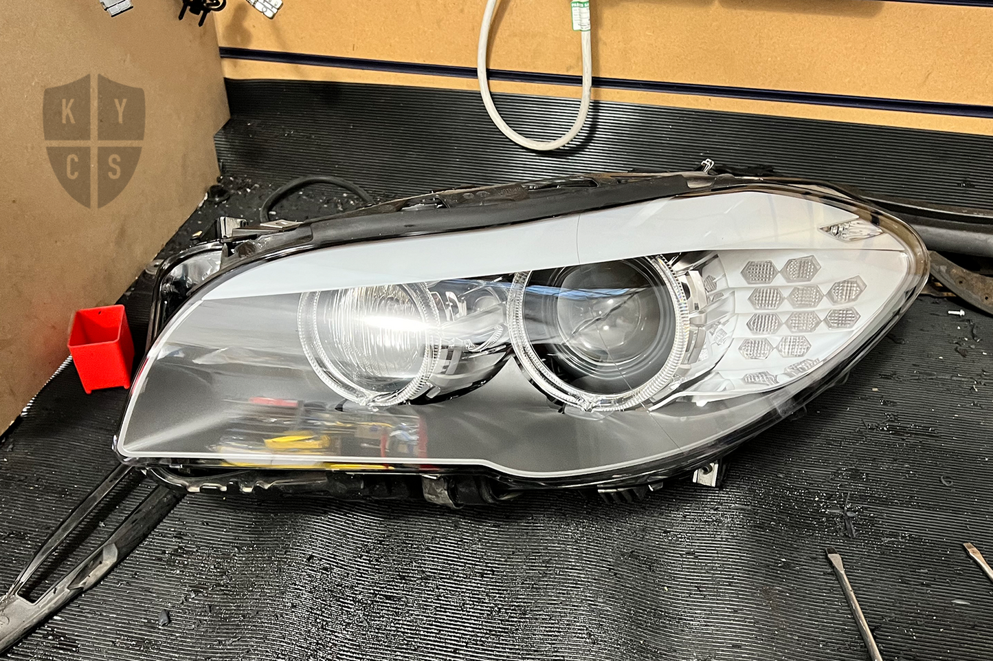 BMW F10/F11/F07 Headlight Refurbishment & Repair From Water Damage