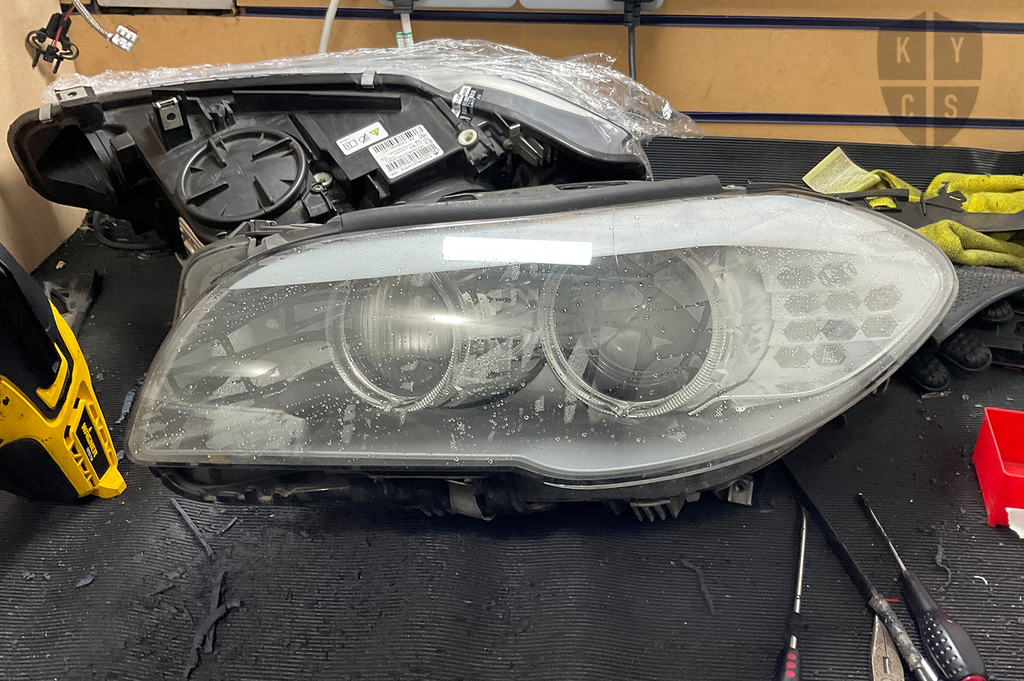 BMW F10/F11/F07 Headlight Refurbishment & Repair From Water Damage