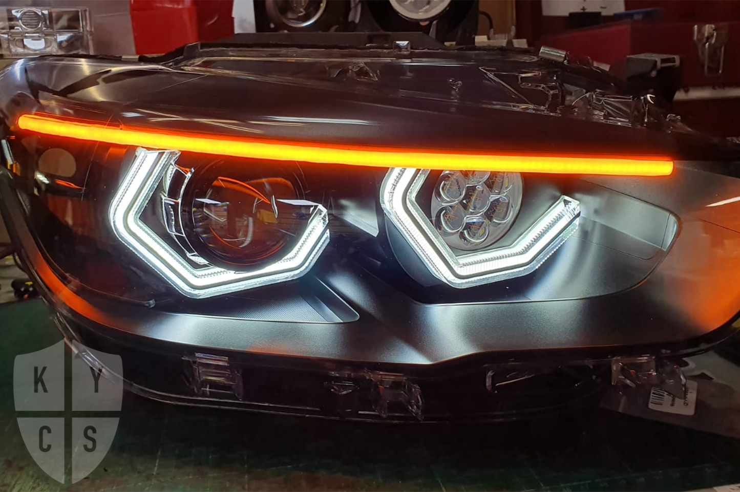 F20 F21 LCI - Vision Angel Eyes (BMW 1 Series Halogen Headlights)