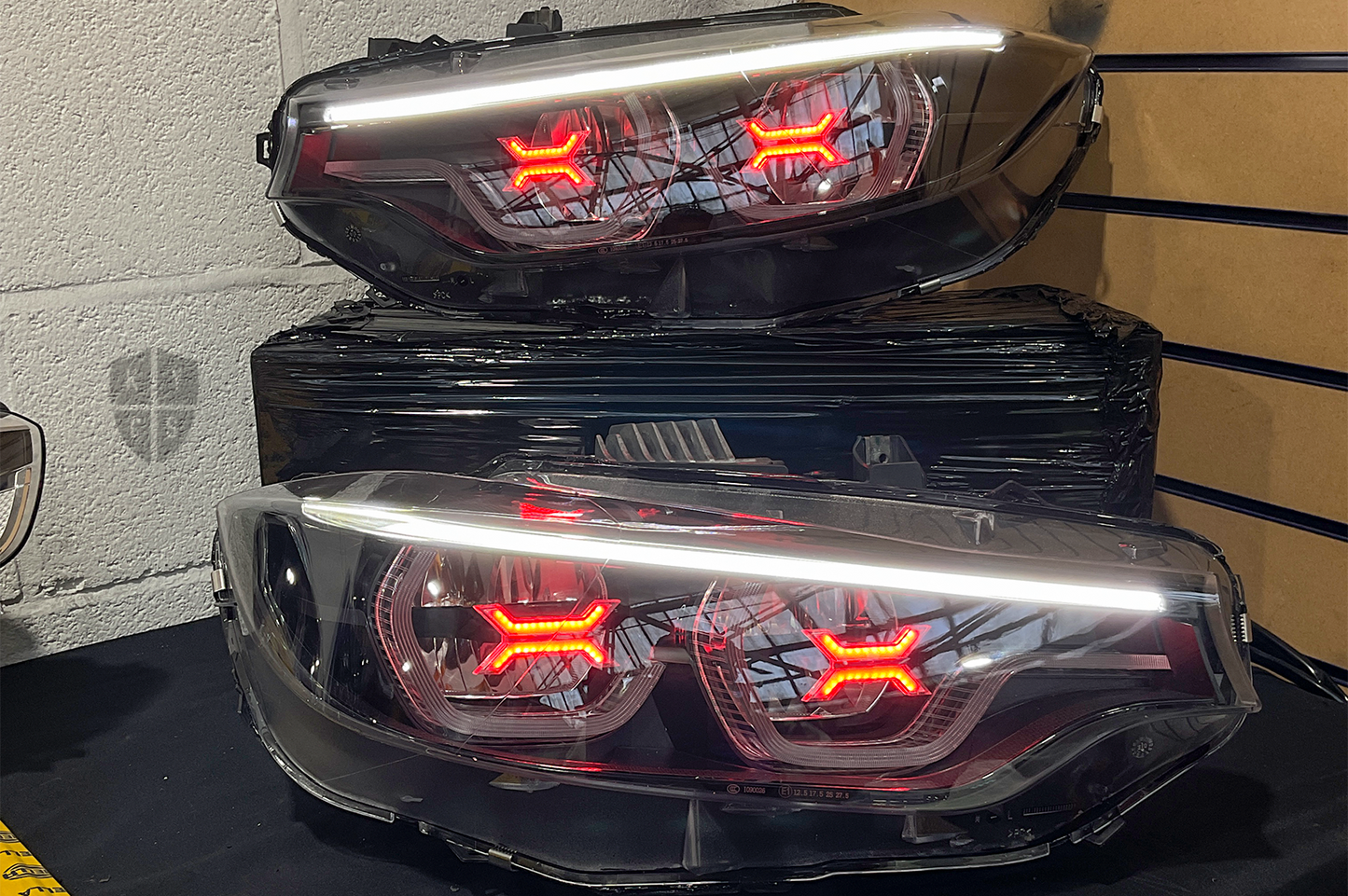 F32 F33 F36 F80 F82 F83 LCI - Full X Blackout (4 Series & M3 M4 Adaptive LED Headlights)