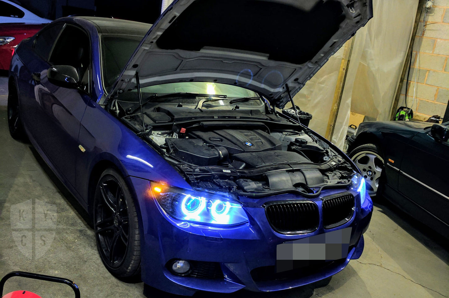 E92 E93 LCI - Round Angel Eyes (3 Series Xenon Headlights)