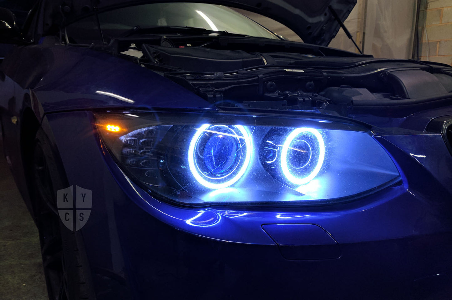 E92 E93 LCI - Round Angel Eyes (3 Series Xenon Headlights)