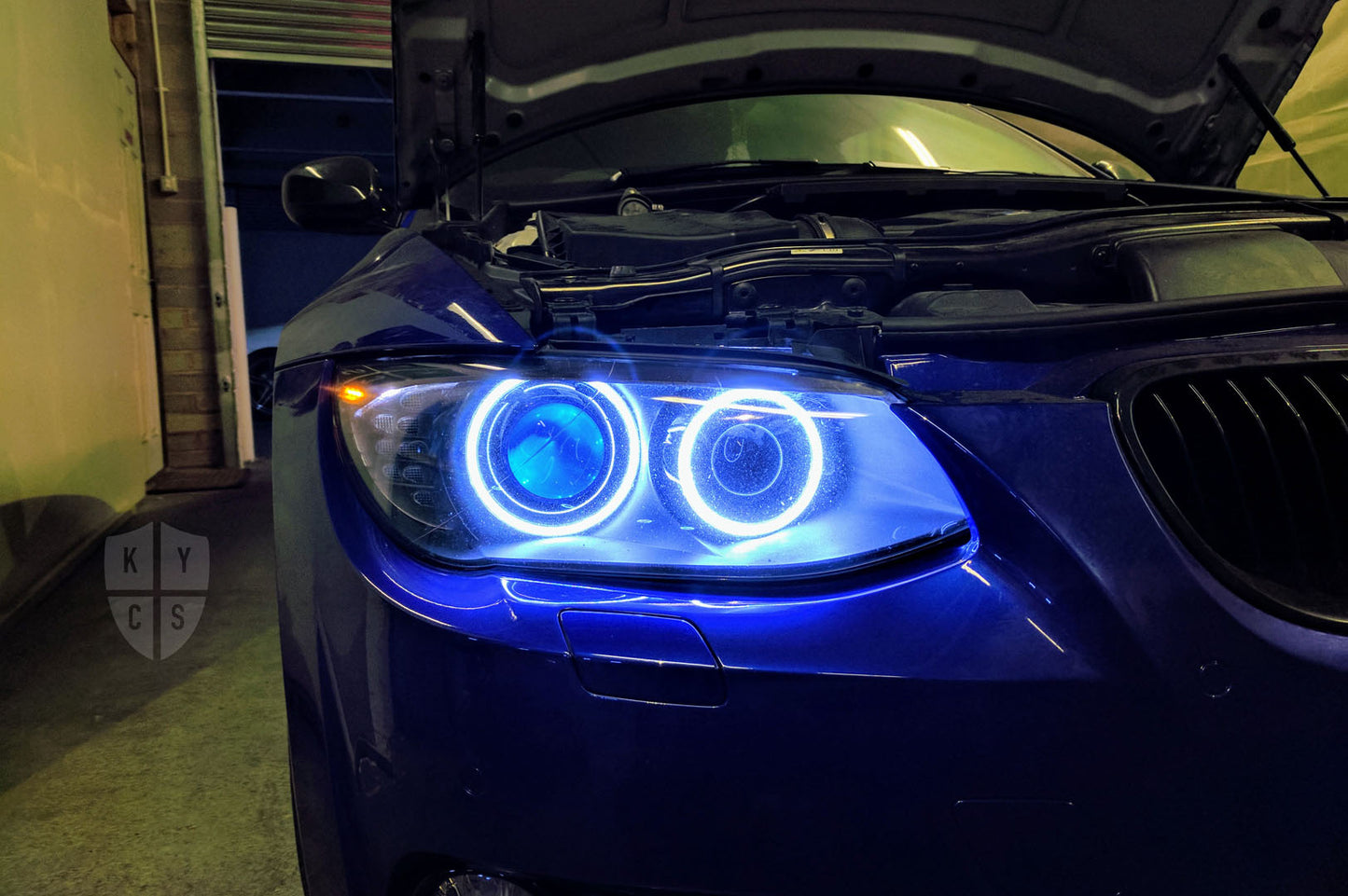 E92 E93 LCI - Round Angel Eyes (3 Series Xenon Headlights)