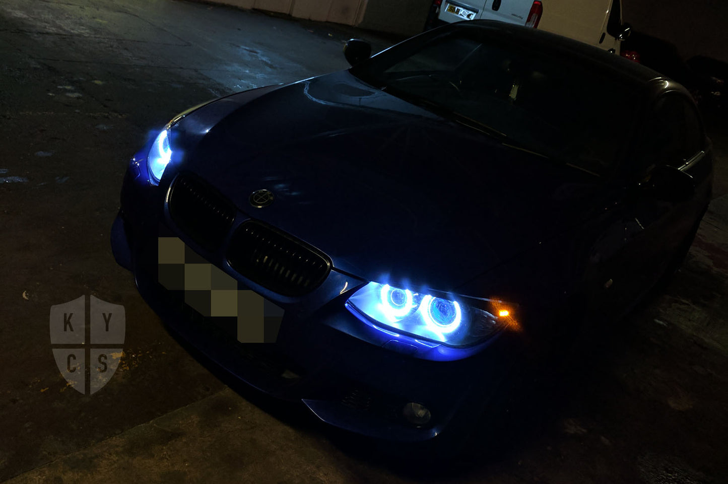 E92 E93 LCI - Round Angel Eyes (3 Series Xenon Headlights)