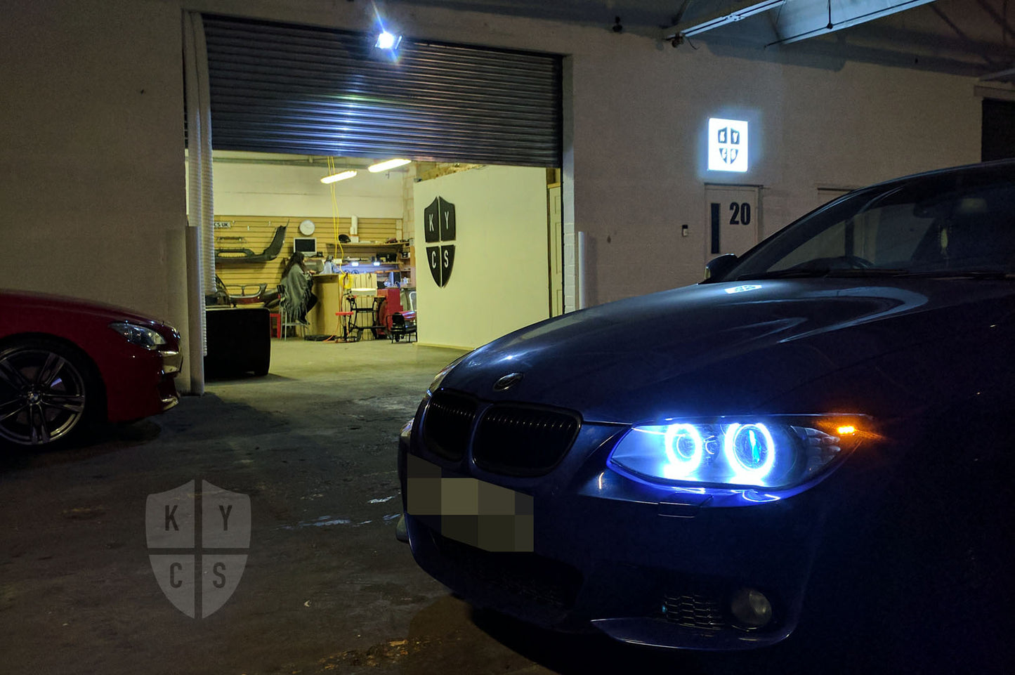 E92 E93 LCI - Round Angel Eyes (3 Series Xenon Headlights)